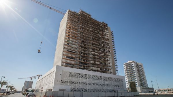 Shaista’s structure is nearly 100% complete, blockwork is at 96%, and the internal plaster at 94%. 78% of the façade and 74% of the mechanical, electrical, and plumbing (MEP) works are now complete