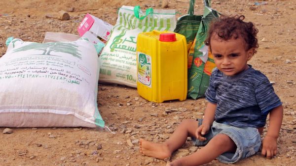 The UN World Food Programme feeds 12 million Yemenis a month (AFP)