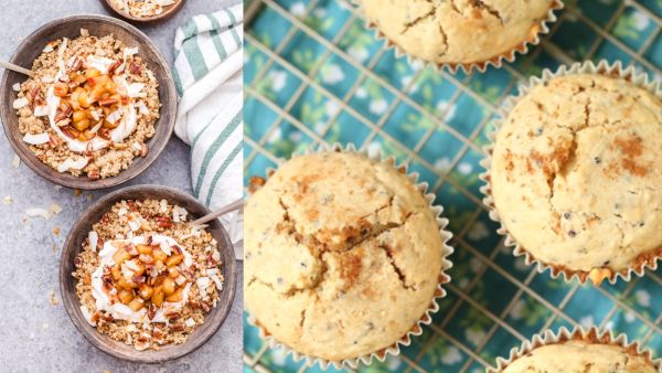 فطائر التفاح بالكينوا