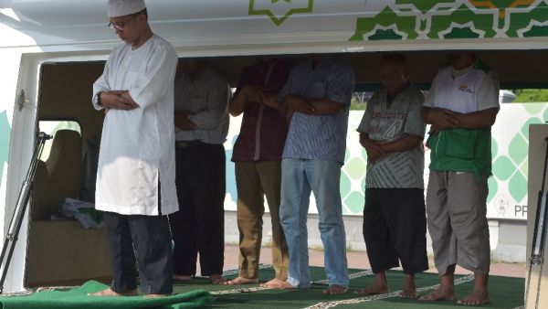 The answer might just be roaming the streets of Tokyo on the back of a truck. (AFP)