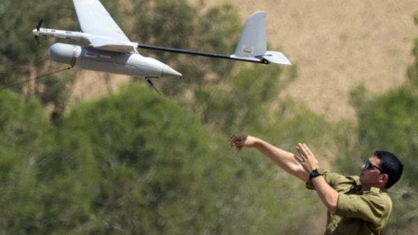 Israel said an attempt to shoot down one of its drones had failed (AFP)