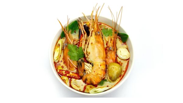 شوربة الجمبري من المطبخ التايلندي