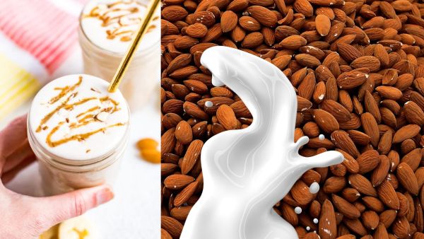 مخفوق الموز بزبدة اللوز