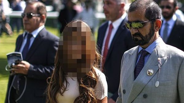 Princess Jalila’s’s father Sheikh Maktoum, (right) the ruler of Dubai, allegedly discussed arrangements to force her into an arranged marriage with Bin Salman in February 2019 (Dailymail)