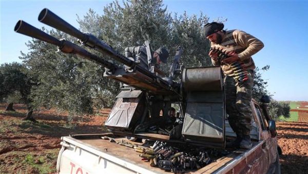 Libyan militants  (Twitter)