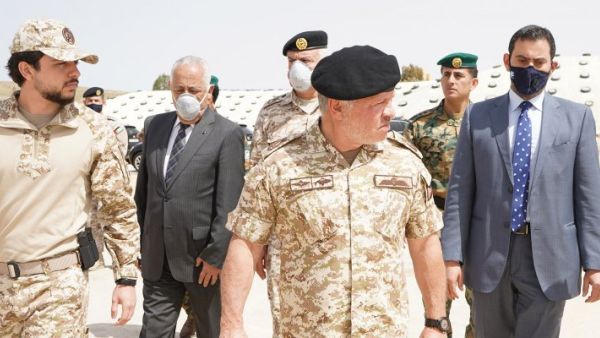 العاهل الأردني في إربد