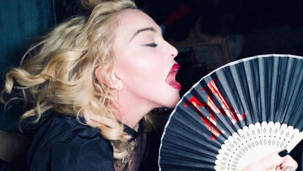 Madonna reportedly had to be held up by a backing dancer (source: @madonna Instagram)
