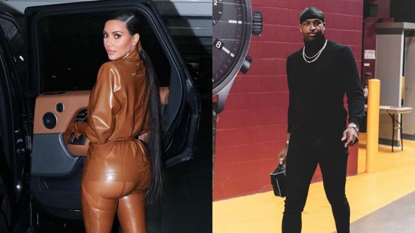 Kim also shared a blurry selfie with the birthday boy,