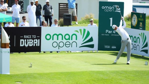 Valimaki in action at the Oman Open