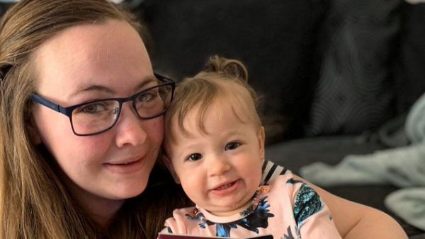 Danielle Hugman's one-year-old daughter Willow-Rose (Twitter)