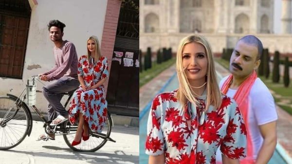 Indian Singer Photoshops Himself Into Ivanka's Taj Mahal Photos But Ivanka Trolls Back!