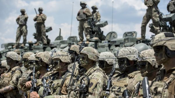 US soldiers take part in the 'Decisive Strike' military exercise in their camp at the Training Support Center (TSC) Krivolak, near Skopje, on June 17, 2019 (Robert ATANASOVSKI / AFP)US soldiers take part in the 'Decisive Strike' military exercise in their camp at the Training Support Center (TSC) Krivolak, near Skopje, on June 17, 2019 (Robert ATANASOVSKI / AFP)
