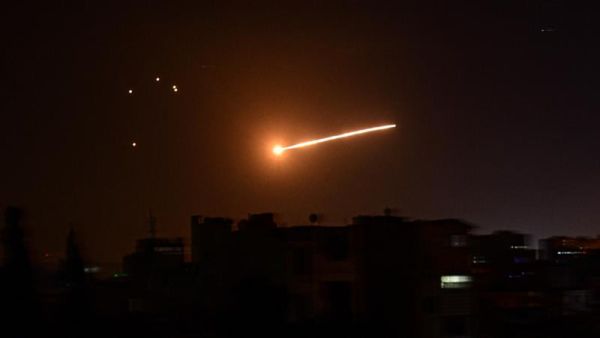 Syrian air defences reportedly intercept and Israeli missile over the Syrian capital Damascus. [File: AFP] 