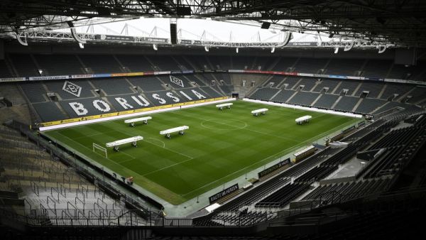 Borussia-Park football stadium in Mönchengladbach