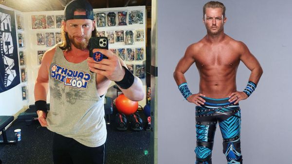 The two professional wrestlers - real names James Curtin and Brian Myers