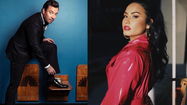 Demi did the whole interview via video chat 