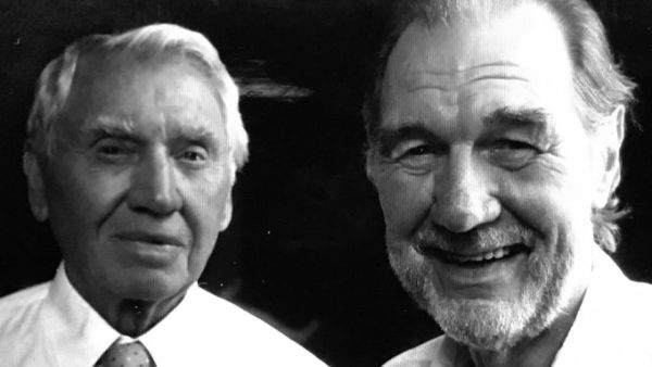 Sir Don McCullin and John Downing MBE (right) together (Twitter)