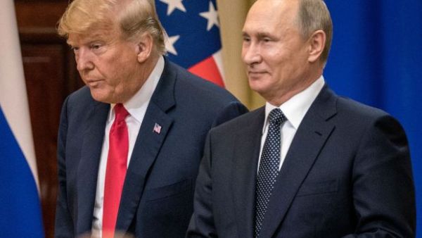 Donald Trump and Vladimir Putin (Twitter)