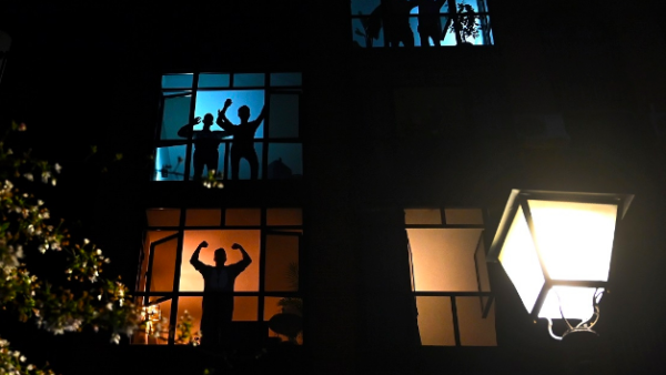 Madrid, March 28, 2020. (AFP / Gabriel Bouys)