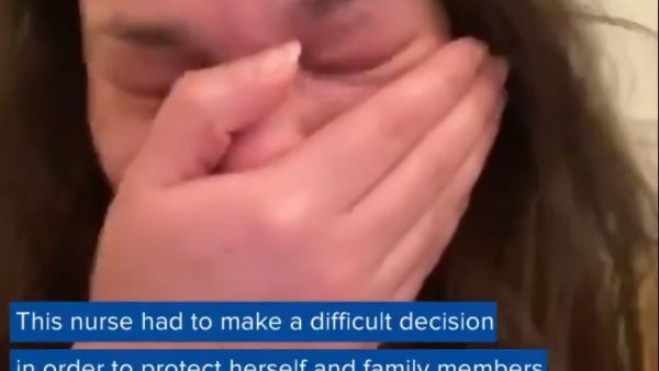 Nurse says she quit her job after she was asked to work in a coronavirus ICU without a face mask (Twitter)