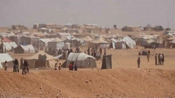 مخيم الركبان في الصحراء السورية