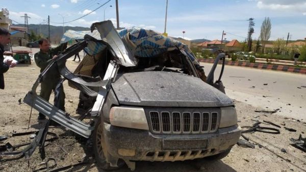  استهداف سيارة مدنية في منطقة جديدة يابوس