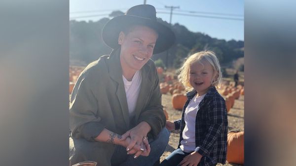 Pink is married to 44-year-old motorcycle and off-road truck racer Carey Hart