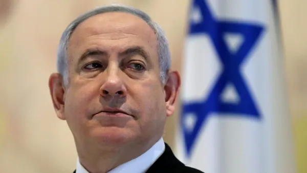 Israeli Prime Minister Benjamin Netanyahu attends a cabinet meeting of the new government at Chagall State Hall in the Knesset (Israeli parliament) in Jerusalem on May 24, 2020. ABIR SULTAN / POOL / AFP