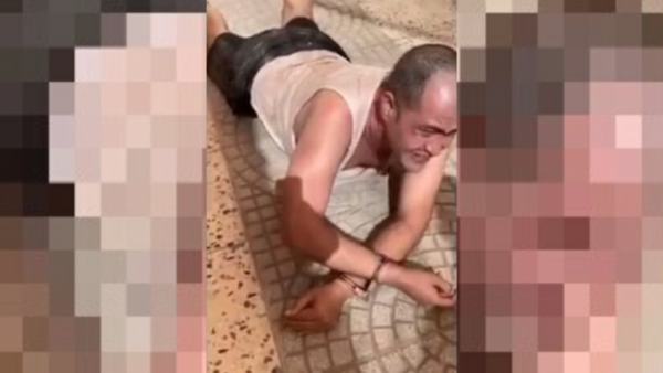 Saudi police drag stranded Egyptian who threatened 'repatriation riots' amid coronavirus pandemic. [Twitter]