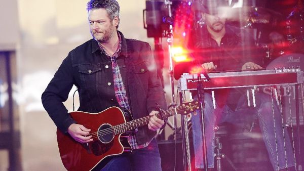 Country singer Blake Shelton, shown performing in New York in October 2017, has been named "sexiest man alive" by People Magazine (AFP Photo/Nicholas Hunt)