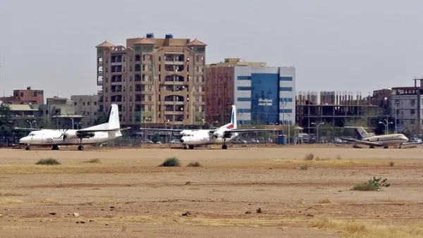 Khartoum airport (Twitter)