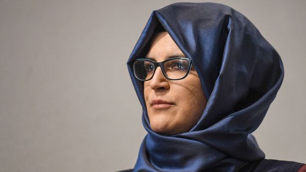 “Washington has chosen not to use its strong ties and leverage with Riyadh," Hatice Cengiz, fiancee of Jamal Khashoggi, wrote. | Ozan Kose/AFP/Getty Images
