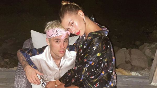 The model is enjoying spending time with her husband during quarantining