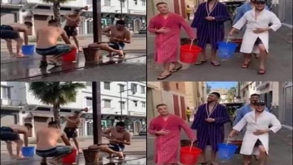 استحمام جماعي في الشارع العام بالدار البيضاء