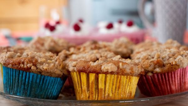 مافن الجزر والجوز