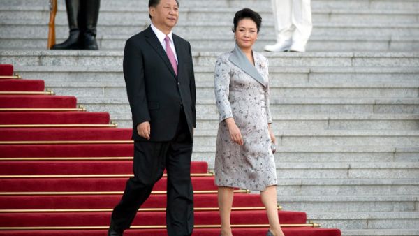 Chinese President Xi Jinping’s wife, Peng Liyuan (Twitter)