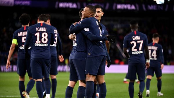 French top football division Ligue 1 Conforama announces that leaders PSG become 2020 winners (Photo: AFP)