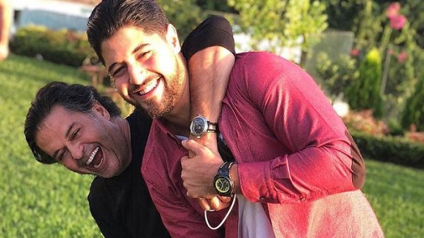 راغب علامة يحتفل بعيد ميلاد ابنه خالد 