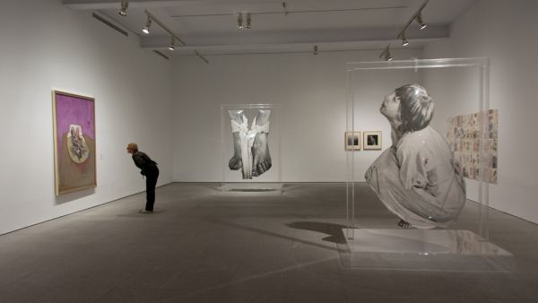 Reina Sofia museum, internal view with people. This museum is dedicated to the exhibition of modern and contemporary art. (Shutterstock/ File Photo)