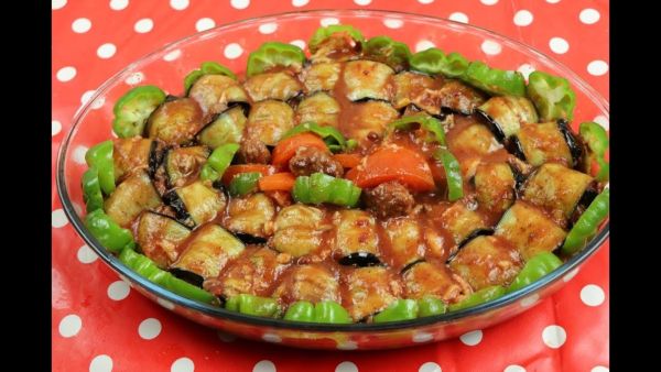 لفائف الباذنجان