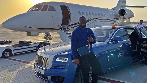 Mr Abbas - who goes by the name Hushpuppi to his fans - is also accused of committing fraud in Europe, America and Nigeria, police said. (Instagram)