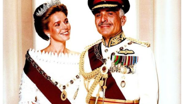 العاهل الأردني السابق الملك الحسين بن طلال والملكة نور الحسين