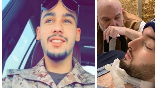 الأمير محمد (يسار) / الأمير خالد وابنه الأمير الوليد (يمين)
