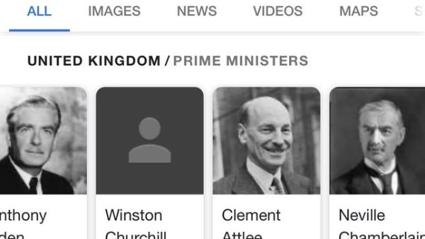 Removing a photo of Winston Churchill from Google won’t end racism (Twitter)