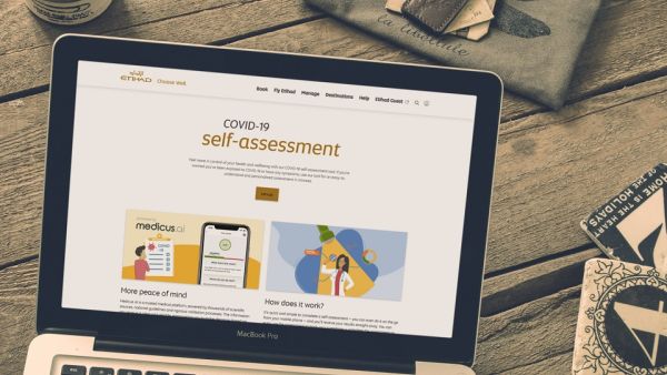 إبرام شراكة بين الاتحاد للطيران وميديكوس لإطلاق أداة على المنصات الرقمية لتقييم مخاطر فيروس كورونا المستجد