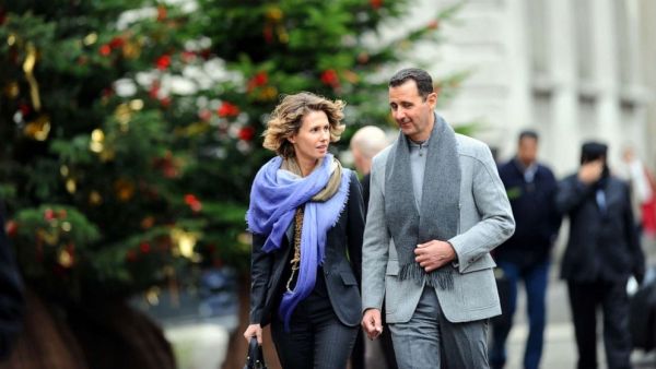 Syrian President Bashar al-Assad and his Wife Asma al-Assad. (Miguel Medina/AFP via Getty Images, FILE)