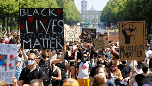 تظاهرة مناهضة للعنصرية في الولايات المتحدة