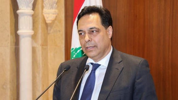 Prime Minister-designate Hassan Diab gives a statement in Beirut on December 20, 2019. (File photo: AFP)