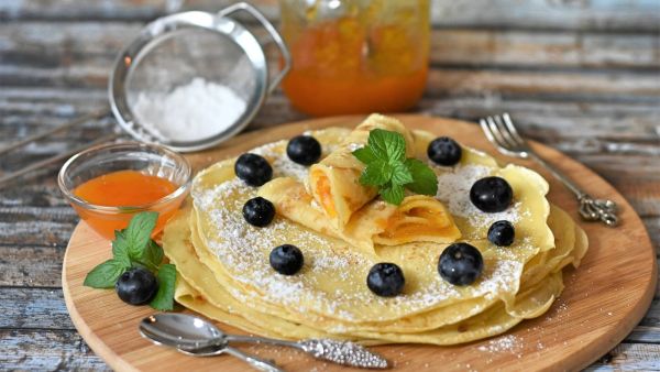 الكريب الحلو بدون بيض