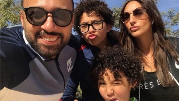 أحمد فهمي يحتفل بعيد ميلاد نجله حسن